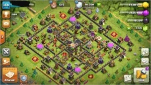 Clash of clans cv11 muito bom !!