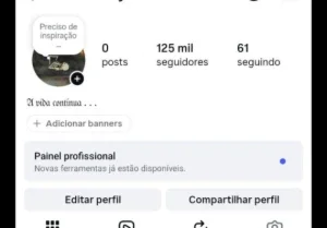 Contas de Instagram com 100k seguidores