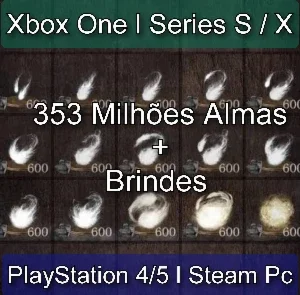 Dark Souls 3 - 353 Milhões Almas - Ps4/5, Xbox S/X, Steam Pc