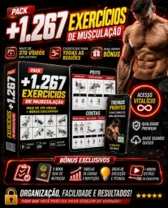 Pack +1.267 Exercícios De Musculação +Bonus Treinos Etc..