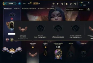 Bronze 1 com 140 Champs e 9 Skins