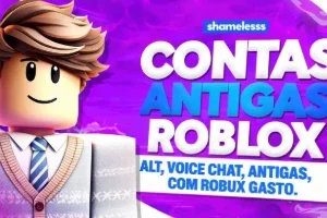 Contas Alt Roblox Antigas + Voice Chat Ativo - Melhor Preco