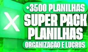 Pack Premium 3500 Planilhas Editáveis No Excel