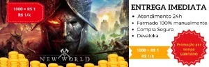 Gold New World - Entrega Imediata | 1,00 R$ Cada K(Promoção)