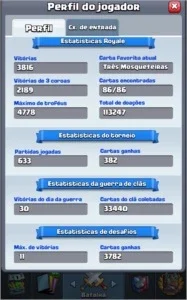 Conta CLASH ROYALE nivel 13, desafiante 3 ! 2k de gemas