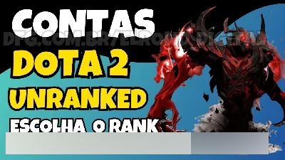 Contas Dota 2 em todos os ranks, do Unranked até o Imortal