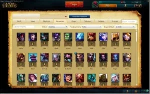 Conta S5 Platina V, 39 Skins E 90+ Champions