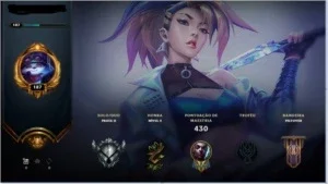 Conta com 148 skins Gold na Season 8,9,10