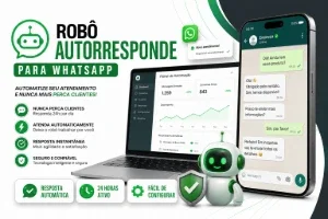 🤖 Robô Auto Resposta WhatsApp 24h 🚀
