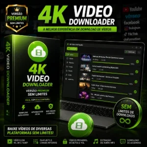 4K Video Downloader Premium versão completa Baixe Videos