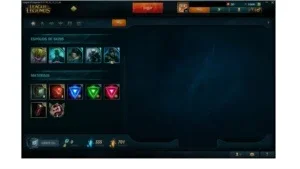 Conta de league of legends  platina 5