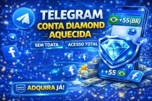 Telegram +55 (Br) | Conta Diamond Aquecida | - Acesso Total