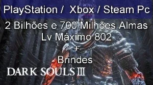 Dark Souls 3 - Lv Maximo 802 Almas-PS4/5, Xbox S/X, Steam Pc
