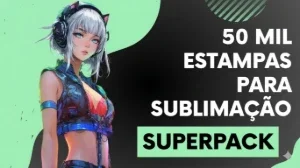 Estampas Para Sublimação Superpack 50 Mil