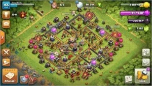 clash of clans cv 11 quase full