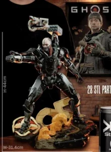 Adam Smasher 3d stl ghost