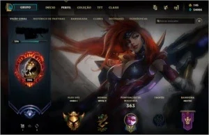 Conta 98 skins Gold 1 criada na season 2