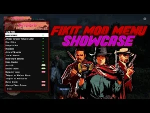 Fikit mod menu pra red dead online