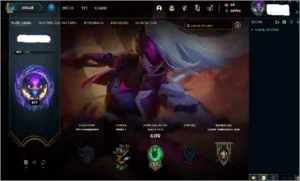 Conta League of Legends Recheada