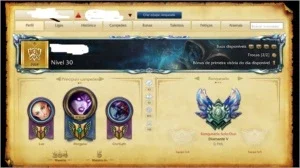 conta de lol, diamante 5