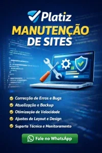 Manutenção de Sites e Suporte em TI