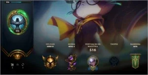 Conta League Of Legends 500k maestria