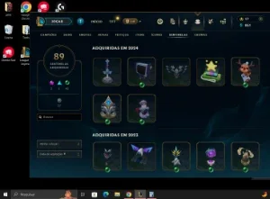Conta do league of legends a venda