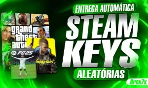 Steam Keys Aleatórias + Jogos Acima De R$100,00 E R$500,00