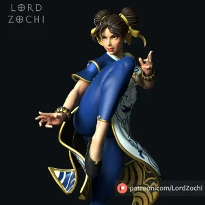 Lord Zochi - Chun Li Street Fighter stl 3d