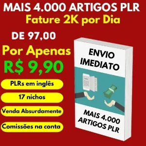 Pacote Mais 4.000 Artigos PLR Em Inglês 2024  - 17 Nichos