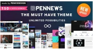 Tema PenNews 6.7.3 – Tema WordPress AMP Multiuso