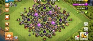 Conta Clash of clans cv9 Full menos os muros