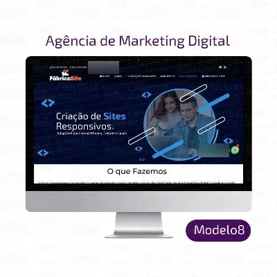 Site Para Agência Web e Marketing Digital em PHP