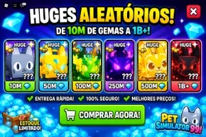 Pets huges aleatórios