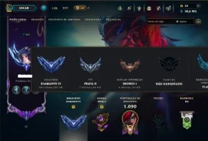 Diamante 4 com TODOS os Champs e 420 Skins +7 Prestigios