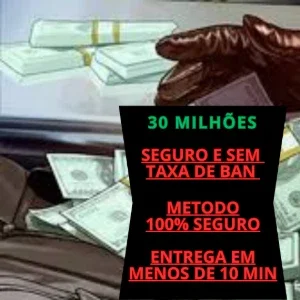Adição De Dinheiro / 30$ Milhões