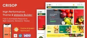 CRISOP – O Melhor Tema WordPress para Mercados e Alimentos