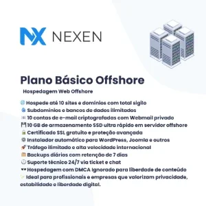 Plano Básico — Hospedagem de Sites Offshore