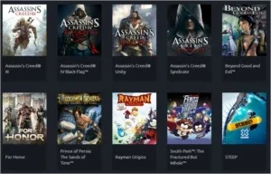 Vendo conta Uplay avaliada em mais de 1400 reais c/ 18 jogos