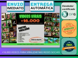 16.000+ Vídeos Virais: A Máquina de Conteúdo Infinito