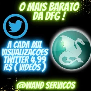 VISUALIZACOES PARA TWITTER !! O MAIS BARATO DA DFG !