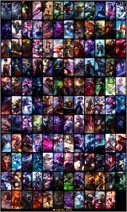 Diamond 3, 131 skins, todos os campeões