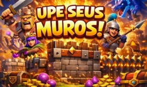 CLASH OF CLANS - SERVIÇO DE UPAR MUROS E FARM, O MAIS RÁPIDO