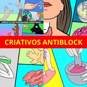 Pack Criativos Vetorizados - Anti Block