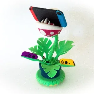 Suporte Nintendo Switch Super Mario Planta PlantStand Stand
