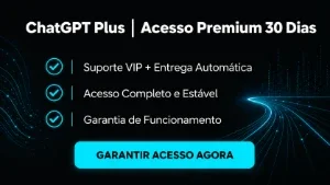ChatGPT Plus | Acesso Premium 30 Dias | Entrega Instantânea