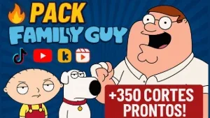 +350 Cortes de Family Guy Prontos Para Monetizar