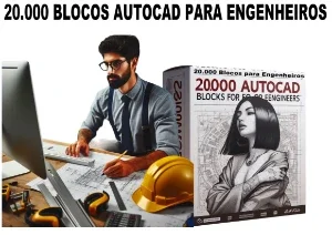 20.000 Blocos AutoCAD para Engenheiros