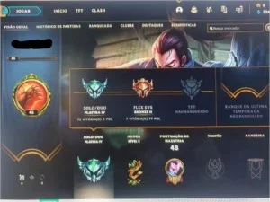 Conta de lol platina 4 -soloq