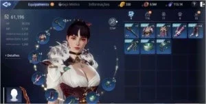Conta lvl 59/ 60  - 61k de poder